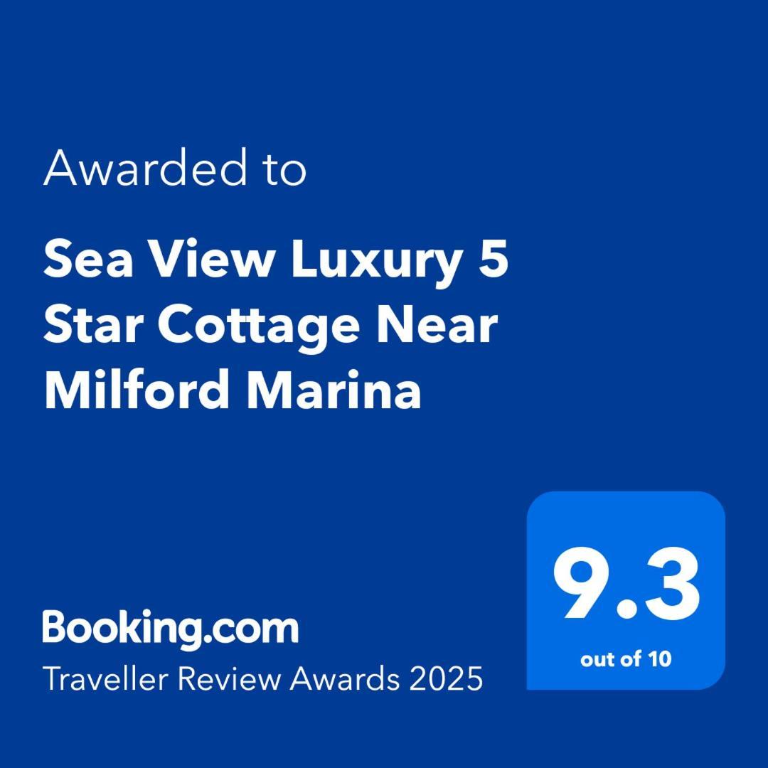 Sea View Luxury 5 Star Cottage Near Milford Marina Milford Haven Ngoại thất bức ảnh